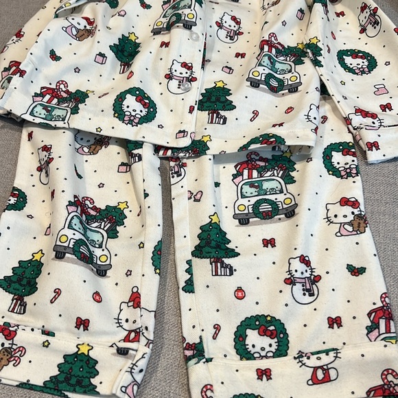 Hello kitty pajama set toddler girl size 4. Pottery barn x hello kitty Sanrio. - Picture 2 of 3